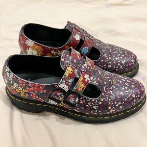 Floral Dr. Martens- Mary Jane Style